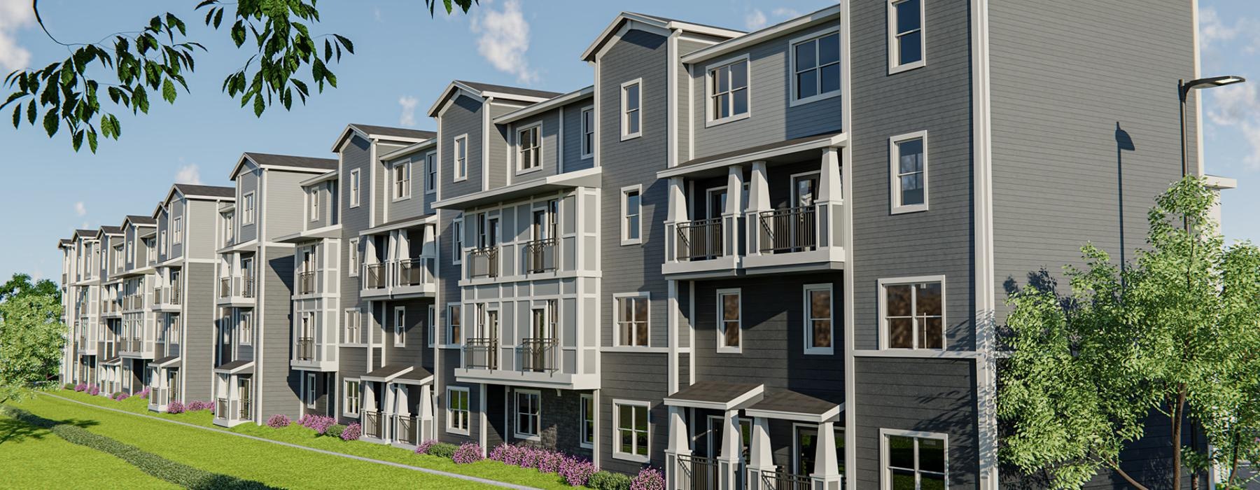 a row of houses